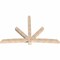 Ekena Millwork Alberta Smooth Timber Gable Bracket, Douglas Fir, 108"W x 72"H x 5 1/2"D x 5 1/2"F, 16/12 Pitch GBW108X72X0606ALB00SDF - alternate 5
